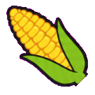 Cartoon Corn Pointer default cursor