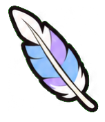 Cartoon Feather Cursor default cursor