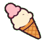 Cartoon Ice Cream default cursor