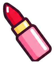 Cartoon Lipstick Cursor default cursor