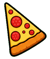 Cartoon Pizza Slice Cursor default cursor