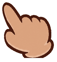 Light Skin Chubby Little Hand default cursor